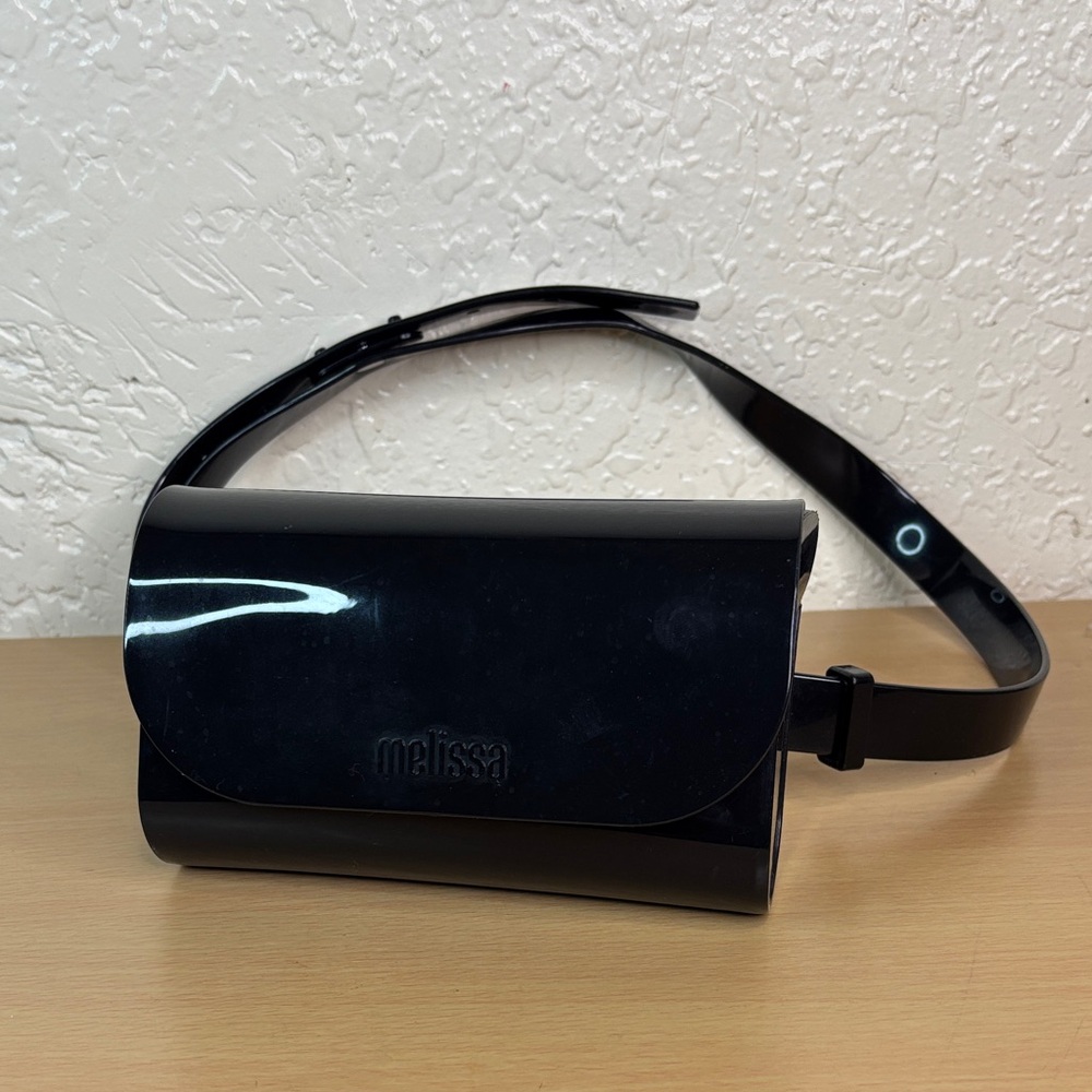 Black jelly Melissa fannypack